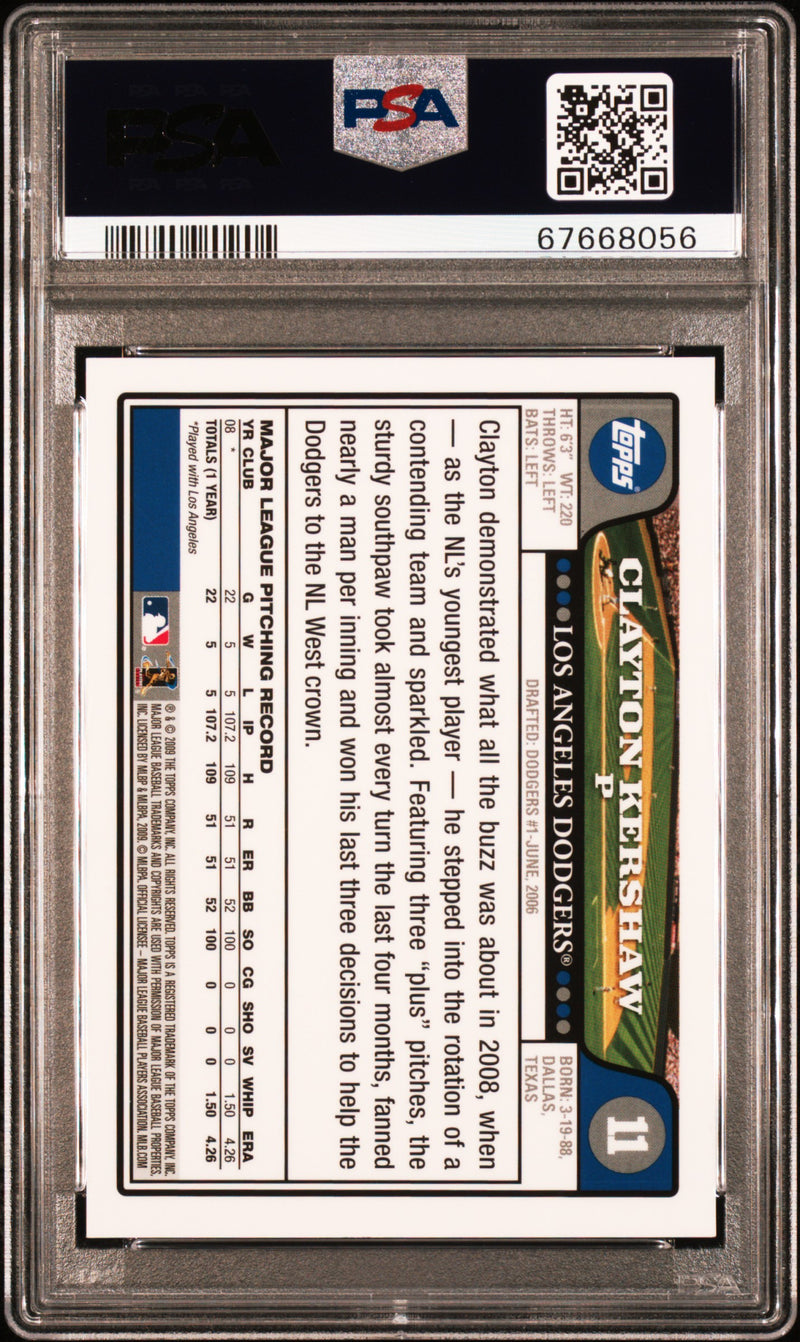 2008 Topps Red Hot Rookies Clayton Kershaw