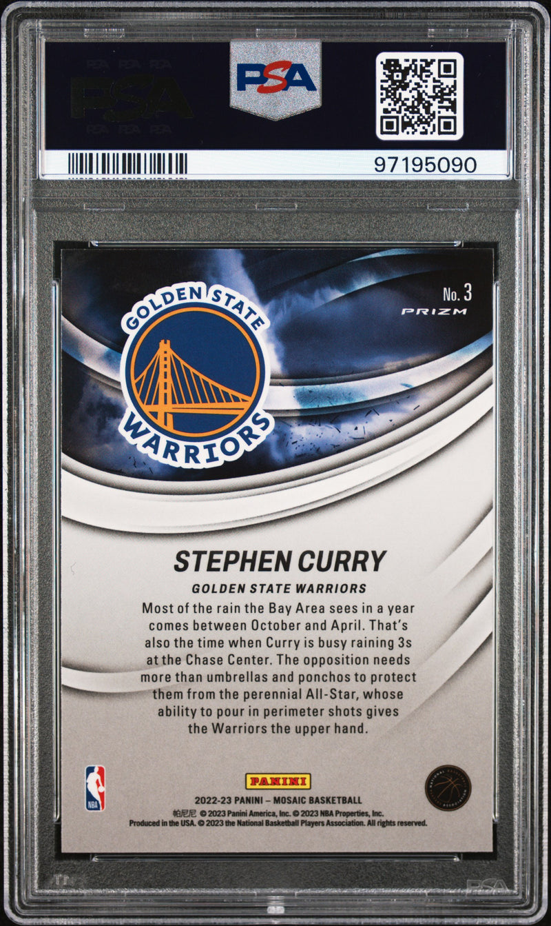 2022 Panini Mosaic Storm Chasers Stephen Curry