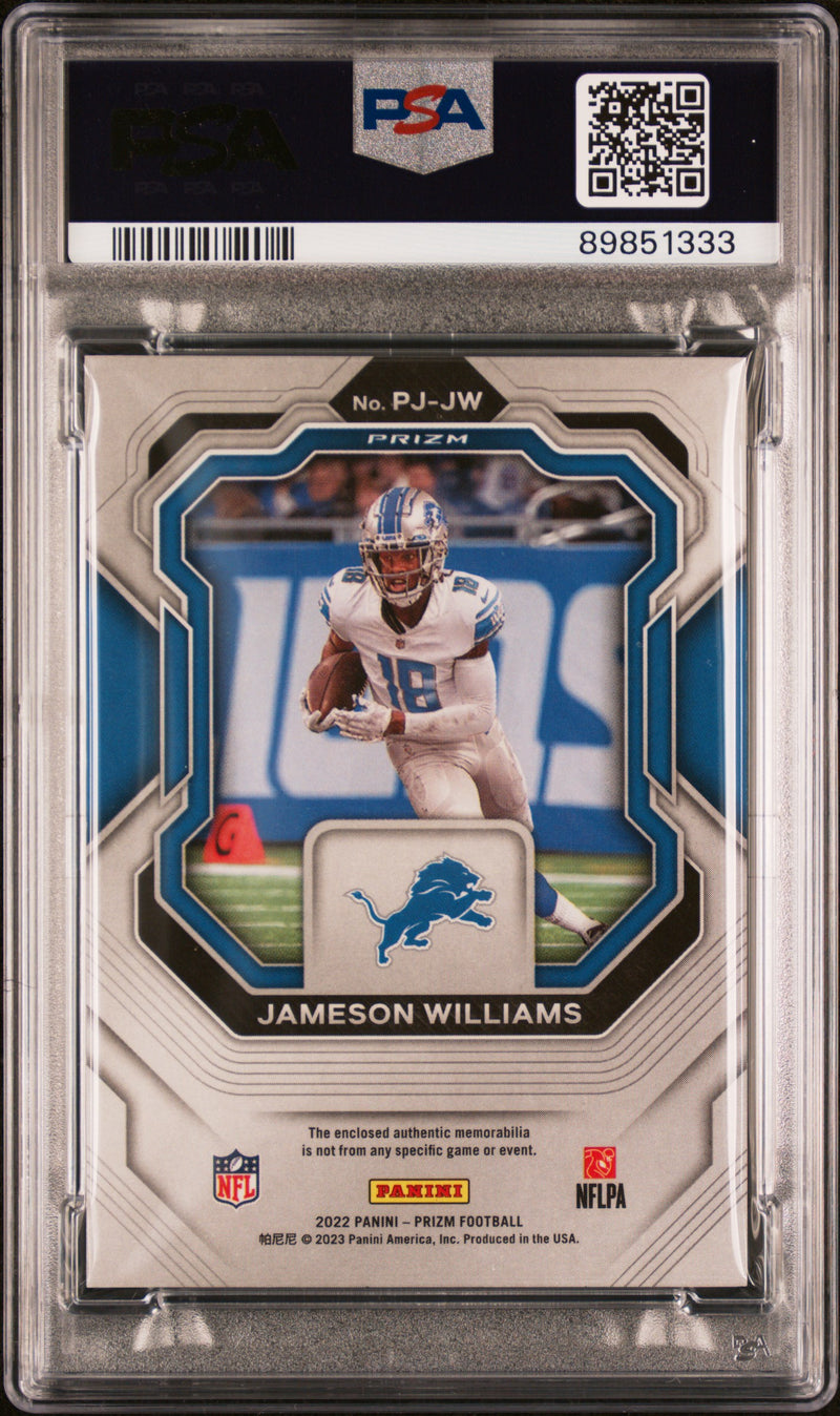 2022 Panini Prizm Premier Jerseys Jameson Williams