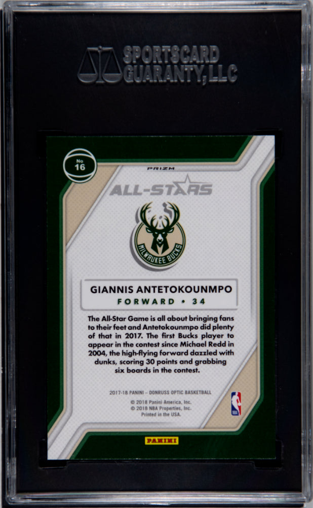 2017-18 Donruss Optic Giannis Antetokounmpo