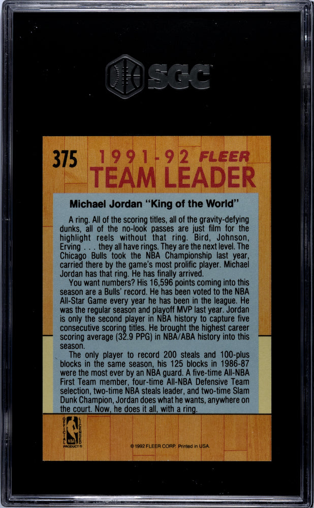 1991-92 Fleer Michael Jordan