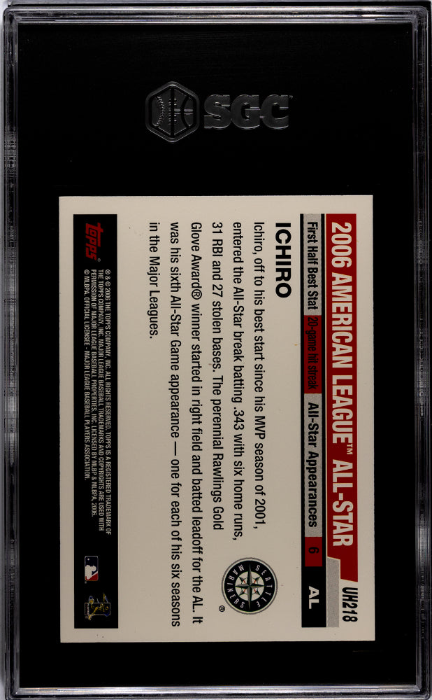 2006 Topps Update & Highlights Ichiro Suzuki All Star
