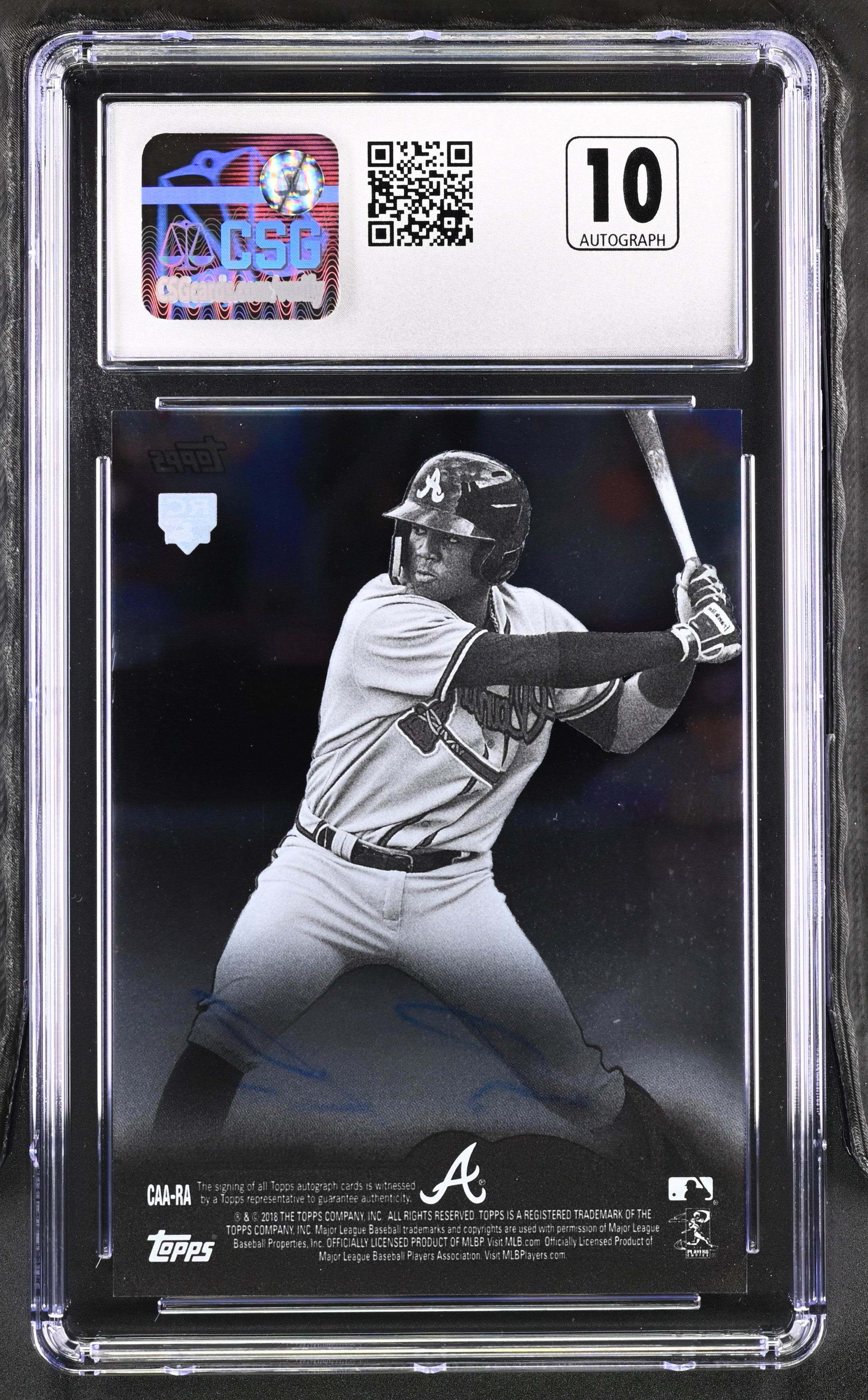 2018 Clearly Authentic Ronald Acuna #CAA-RA CGC 9.5