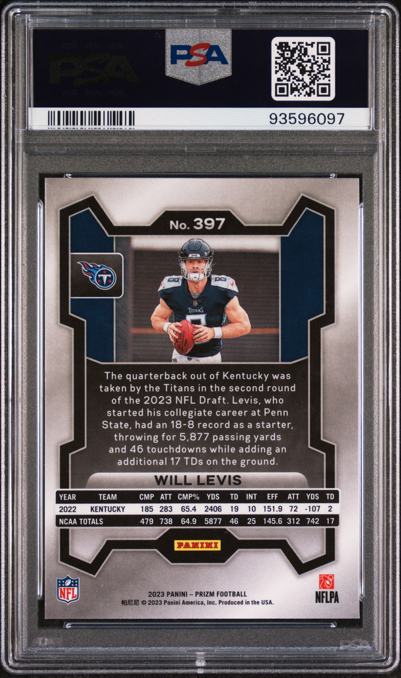 2023 Panini Prizm Will Levis Rookie