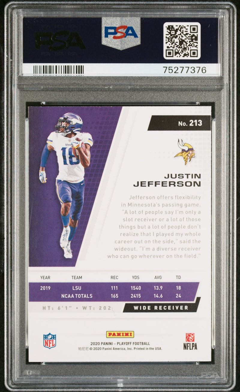 2020 Panini Playoff Justin Jefferson
