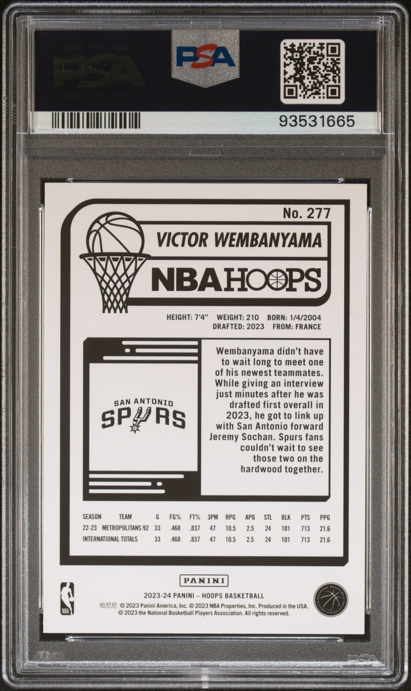 2023 Panini NBA Hoops Victor Wembanyama