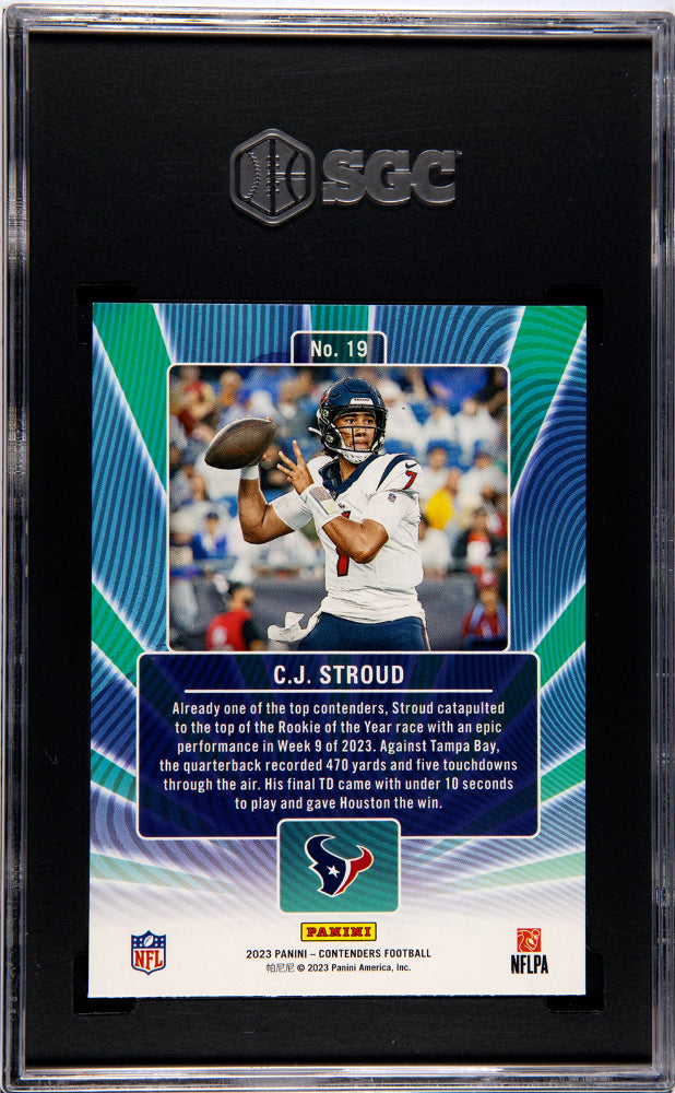 2023 Panini Contenders CJ Stroud Winning Ticket