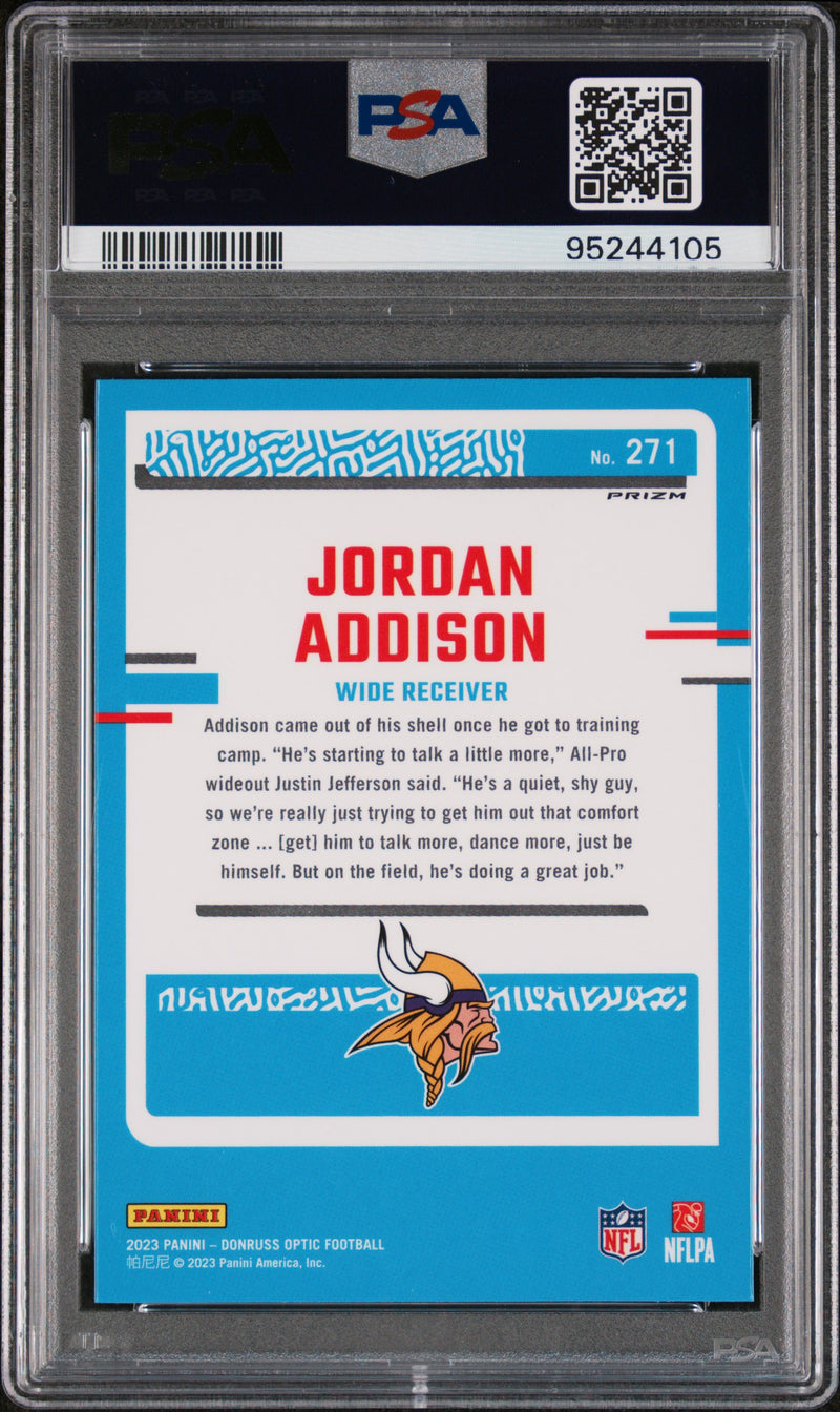 2023 Panini Donruss Optic Jordan Addison