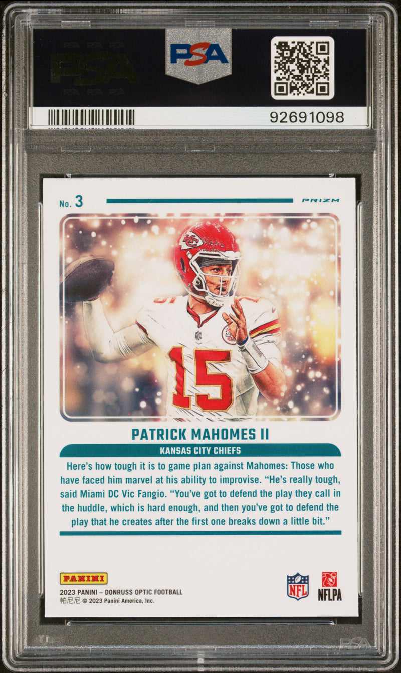 2023 Panini Donruss Optic Mythical Patrick Mahomes II