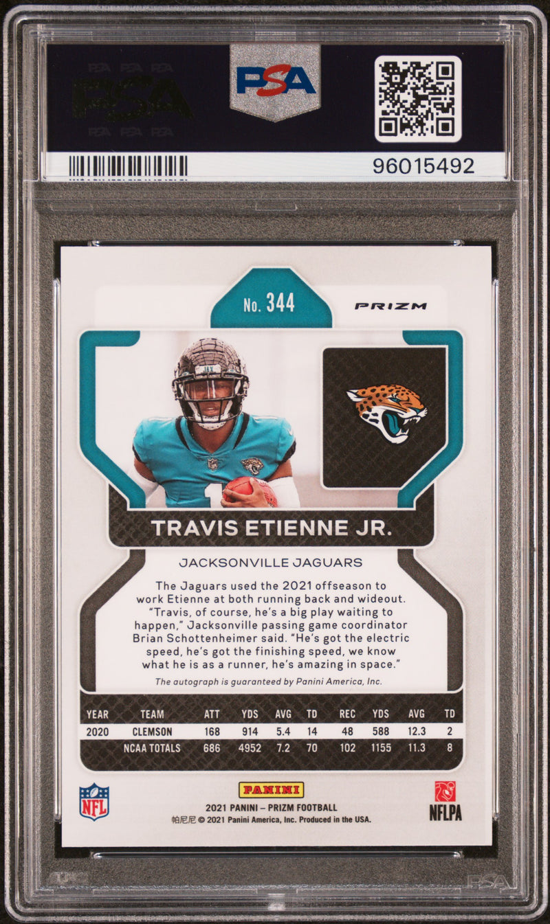2021 Panini Prizm Travis Etienne JR. Autograph Rookie