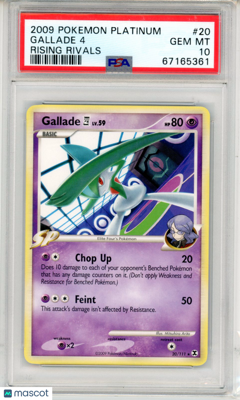 2009 Pokemon Platinum Rising Rivals Gallade 4