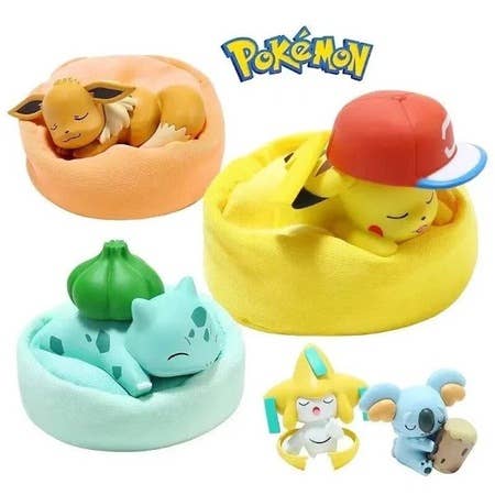 Bulbasaur Sleeping Pokémon Figure (Collect All 6) - Pokemon