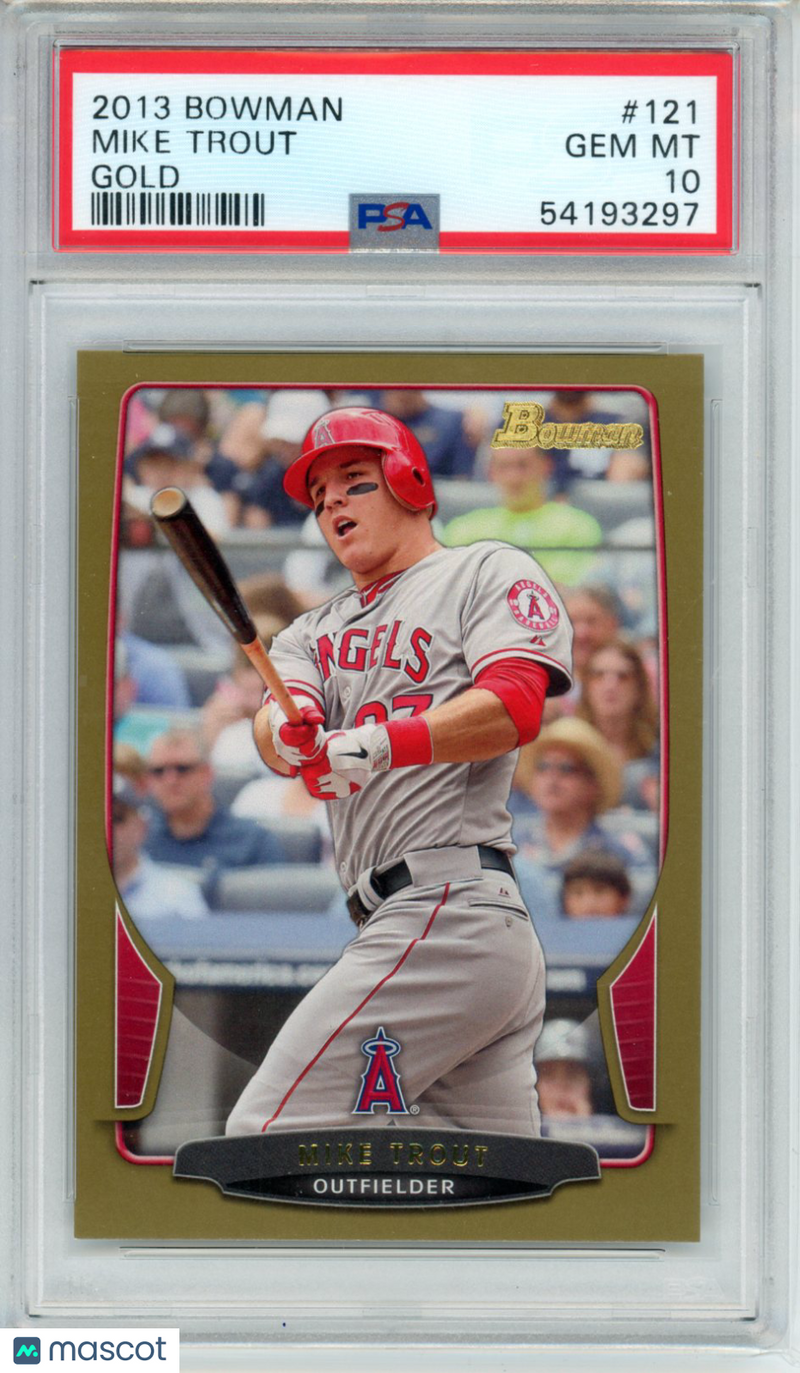 2013 Bowman Mike Trout Gold