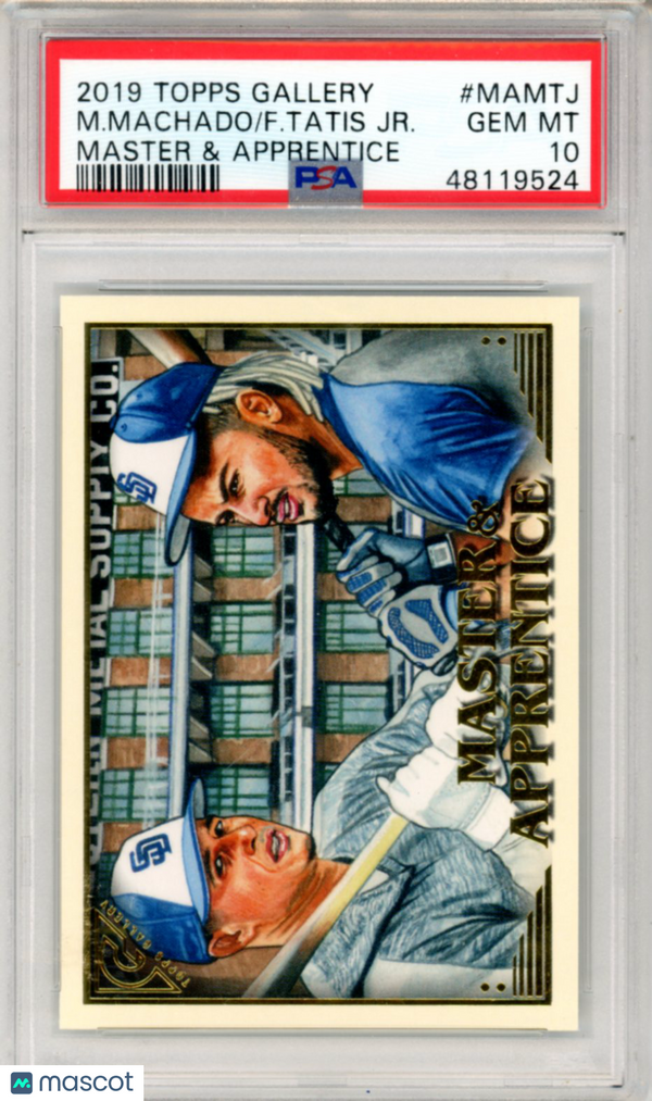 2019 Topps Gallery Master & Apprentice F. Tatis JR. #MAMTJ PSA 10 Baseball