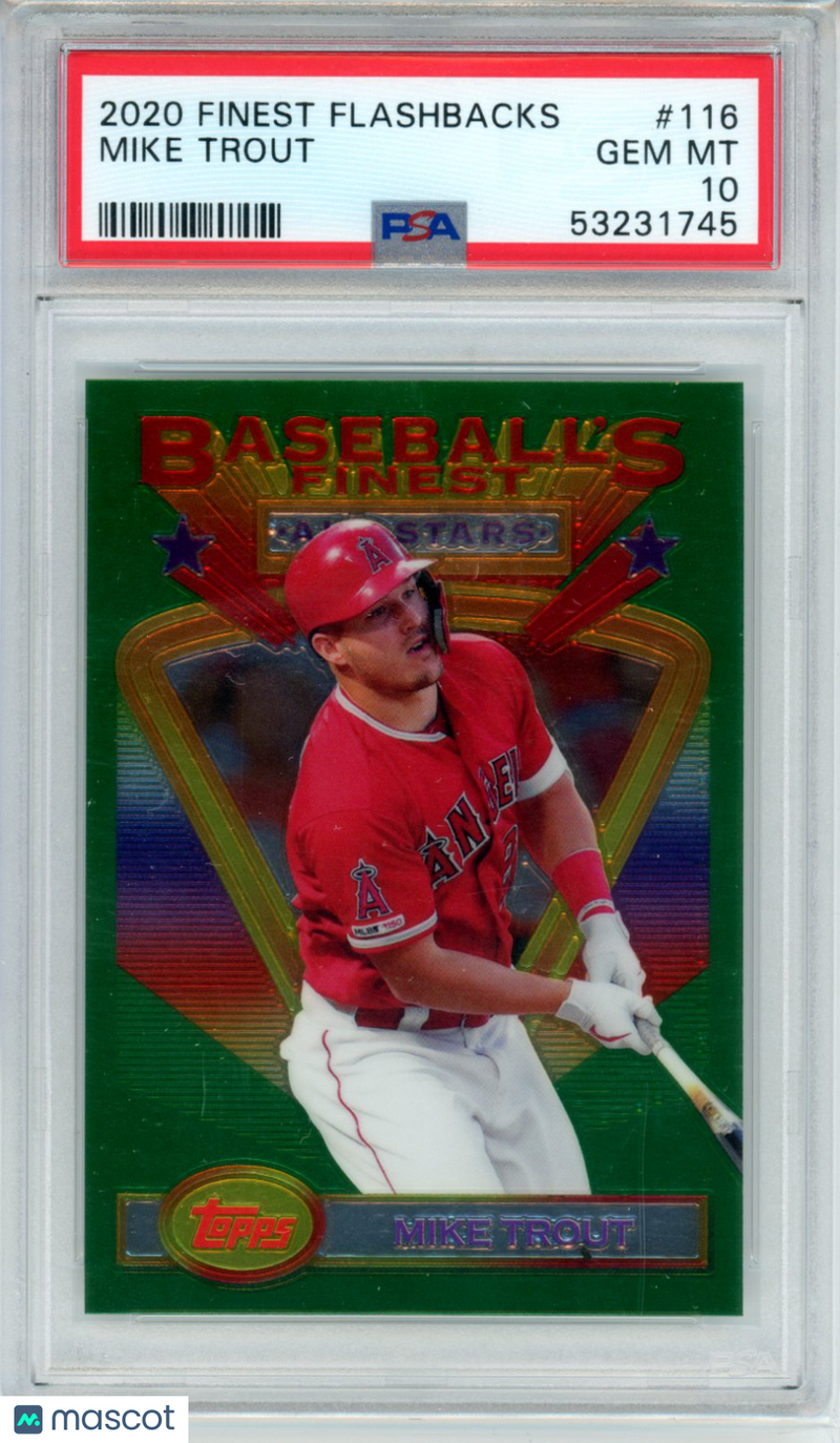 2020 Topps Finest Flashbacks Mike Trout