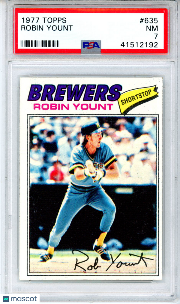 1977 Topps Robin Yount #635 PSA 7