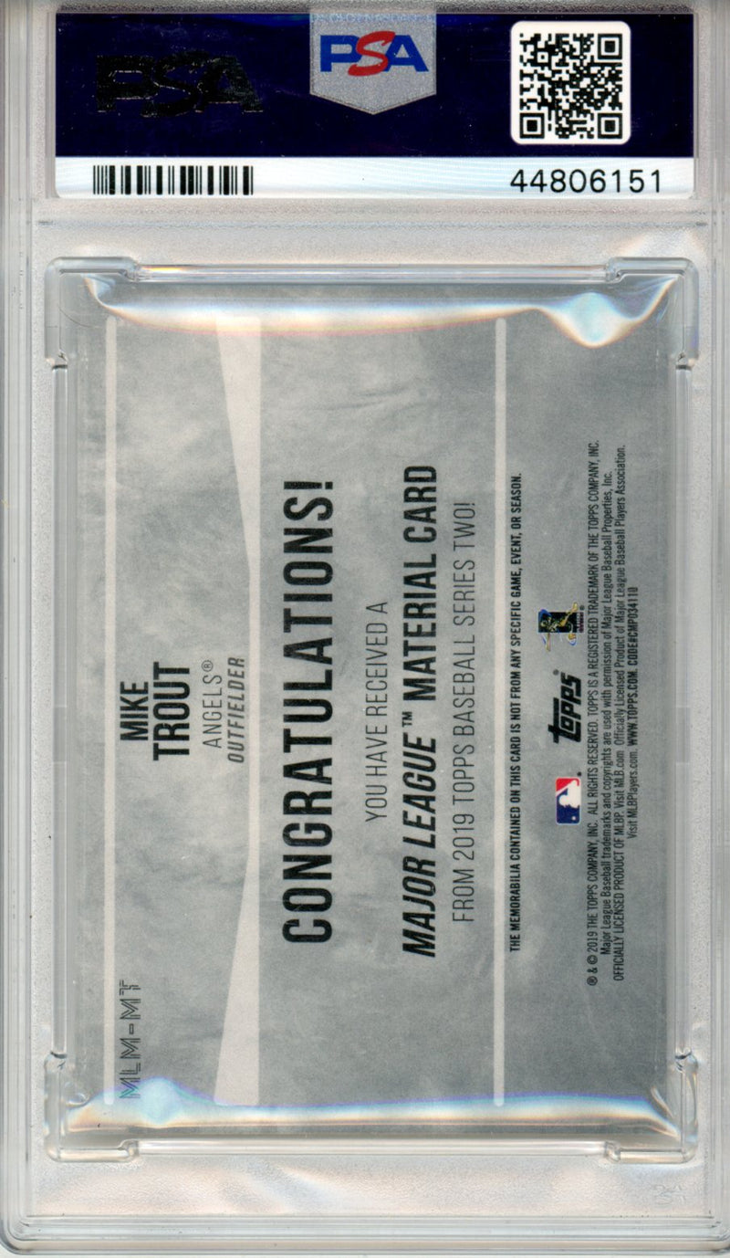 2019 Topps Major League Material Mike Trout Bat Relic /150