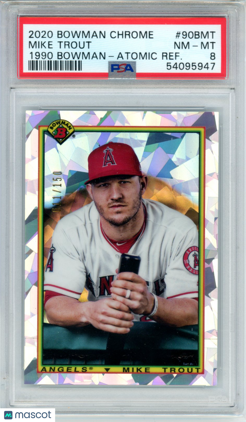 2020 Bowman Chrome 1990 Bowman Mike Trout