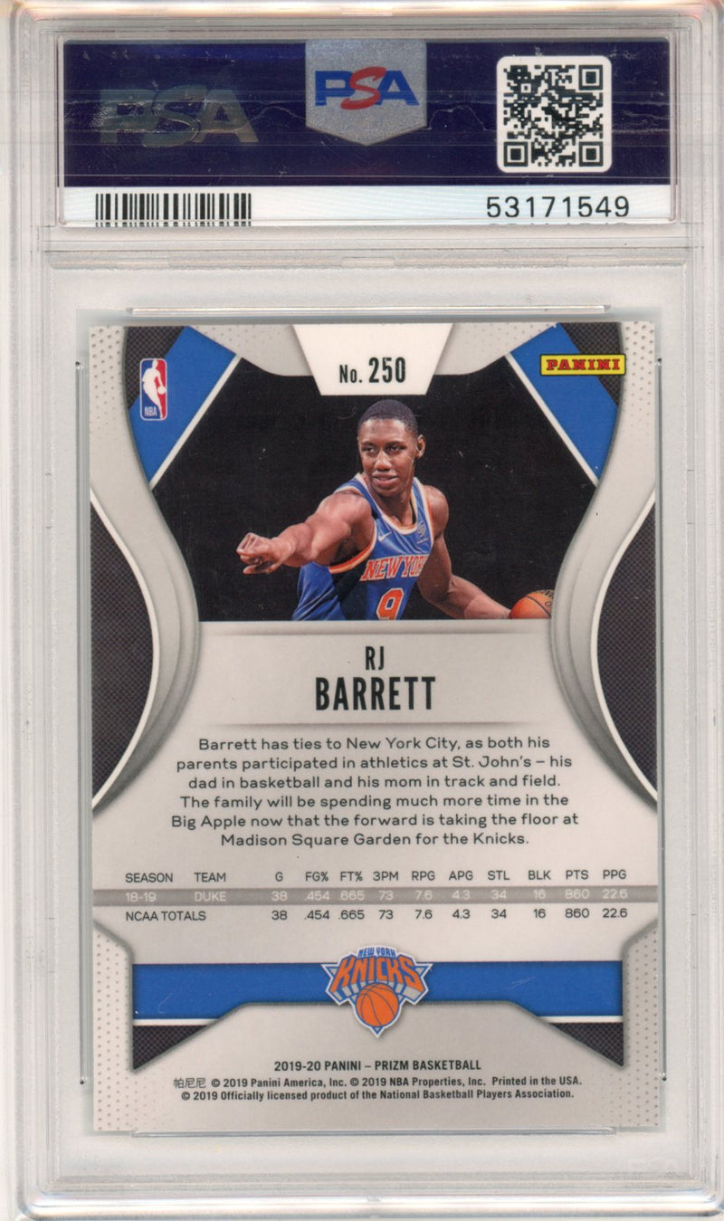 2019 Panini Prizm RJ Barrett