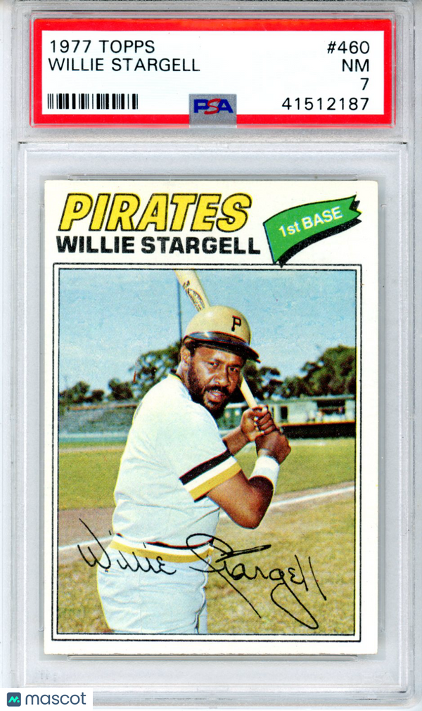 1977 Topps Willie Stargell #460 PSA 7