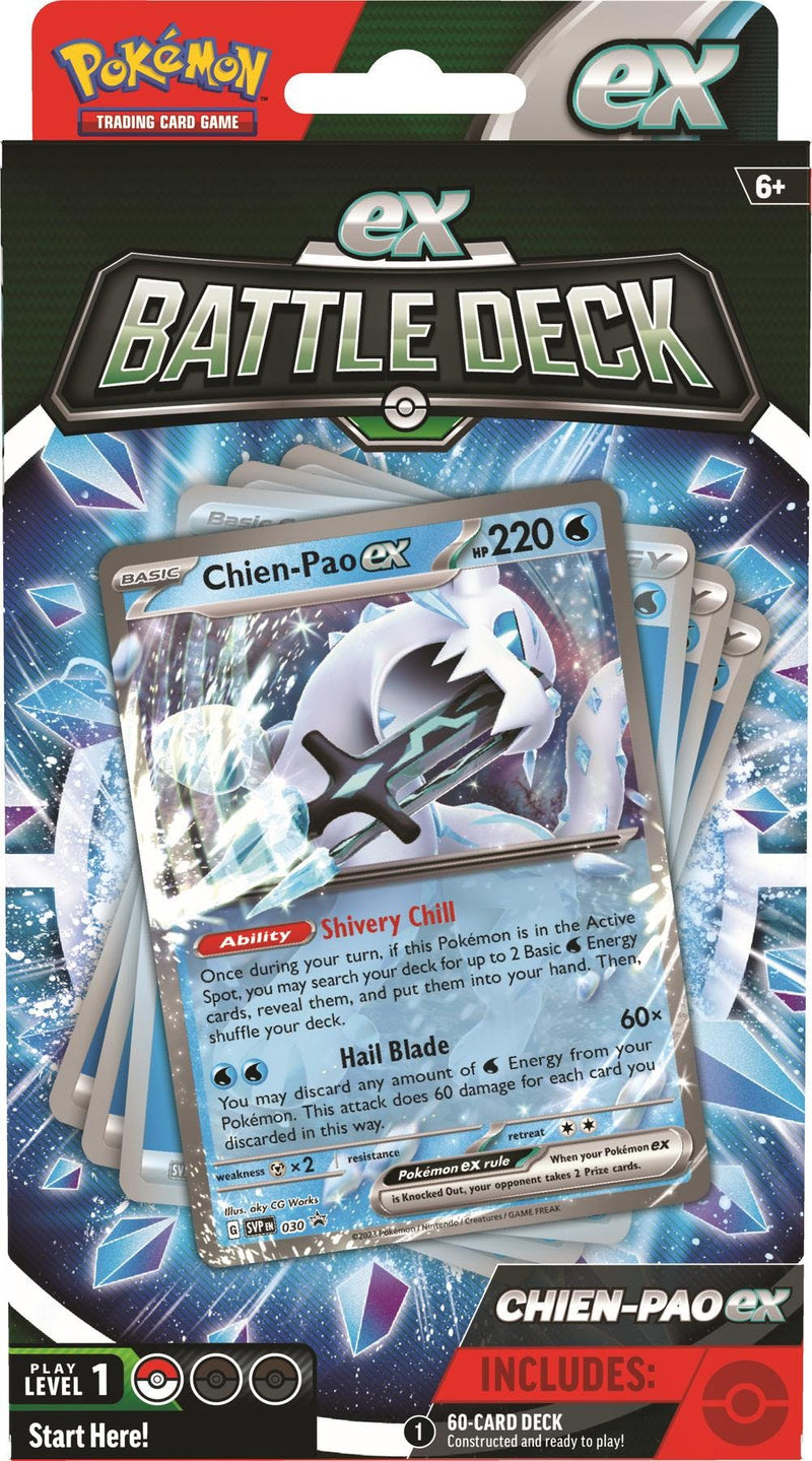 Pokemon Chien-Pao ex / Tinkaton ex Battle Deck - Set of 2