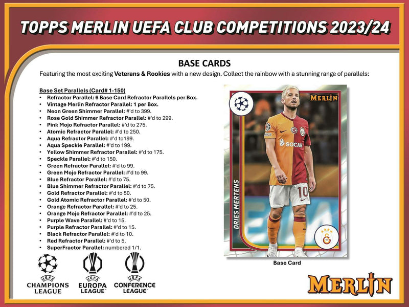 2023/24 Topps Chrome Merlin UEFA Club Competitions Soccer Blaster Value Box (Aqua Prism) Yamal Rookie Card? Sep 20th