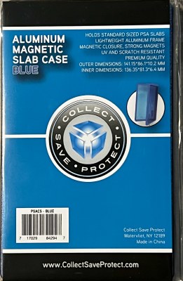 Blue - Magentic Aluminum PSA Slab Case
