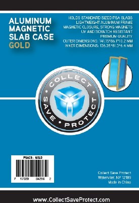 Gold - Magentic Aluminum PSA Slab Case