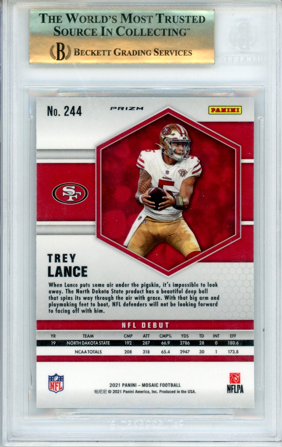 2004 Fleer Tradition Eli Manning #331 BGS 9.5