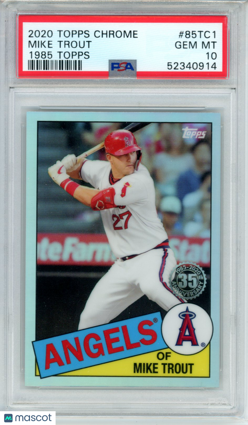 2020 Topps Chrome 1985 Topps Mike Trout