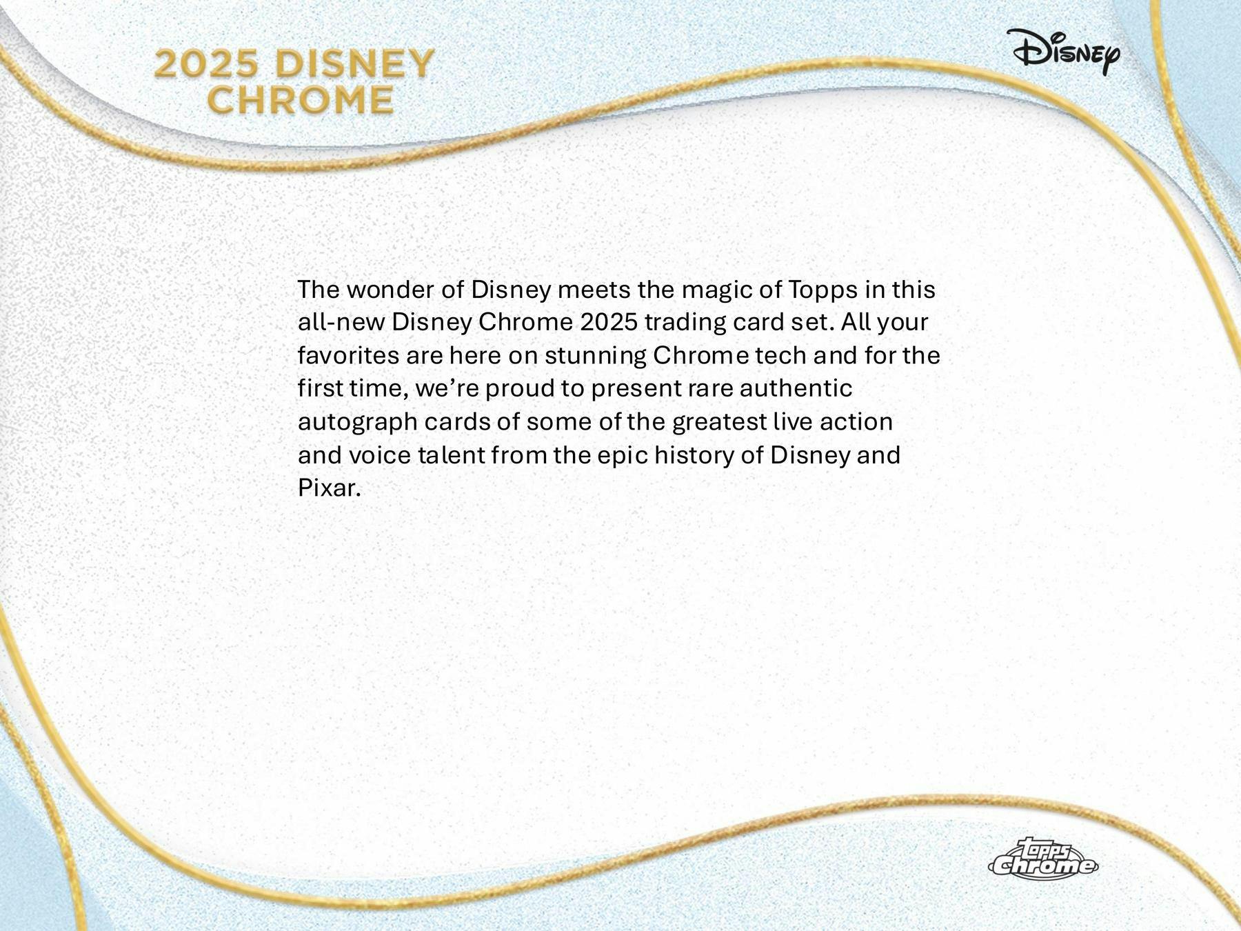 Disney Chrome Hobby Box (Topps 2025) Sep 24th - Trading Cards