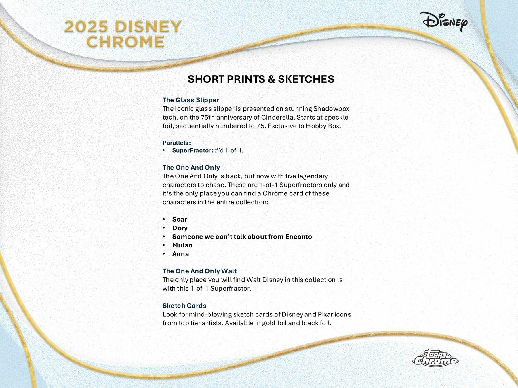 Disney Chrome Hobby Box (Topps 2025) Sep 24th - Trading Cards