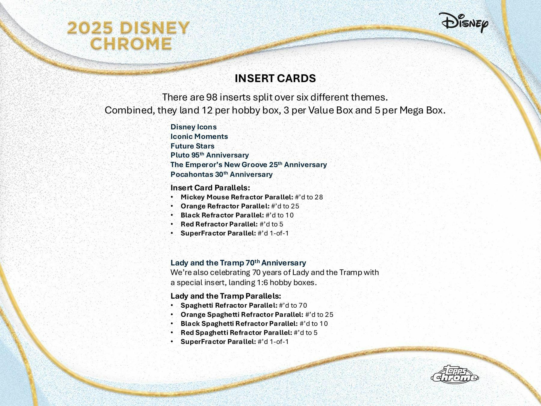 Disney Chrome Hobby Box (Topps 2025) Sep 24th - Trading Cards