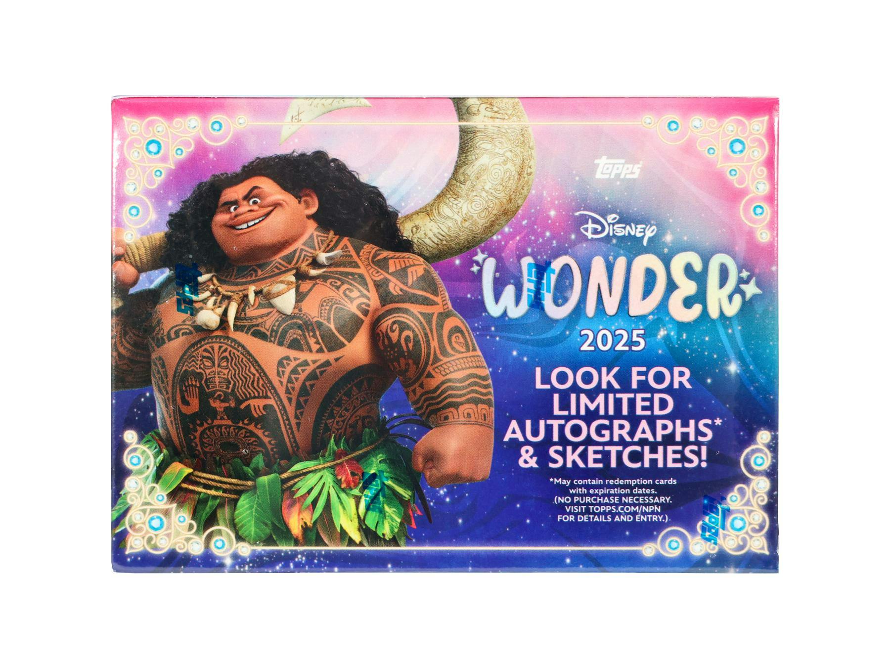 Disney Wonder 7-Pack Blaster Box (Topps 2025) - Trading Cards
