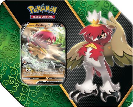 Divergent Powers Tin - Hisuian Decidueye V - Collectible Trading Cards