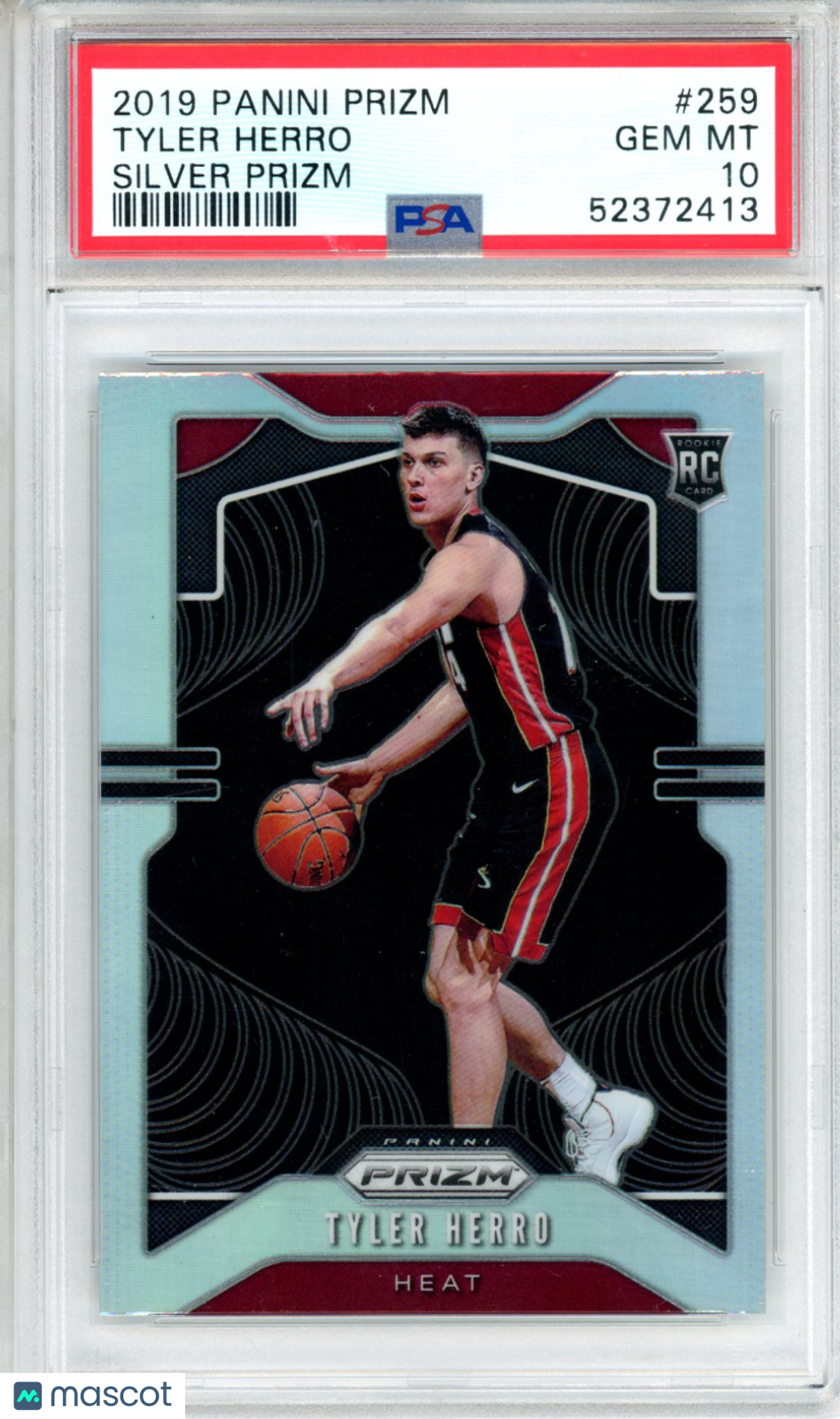 2019 Panini Prizm Tyler Herro Silver #259 PSA 10