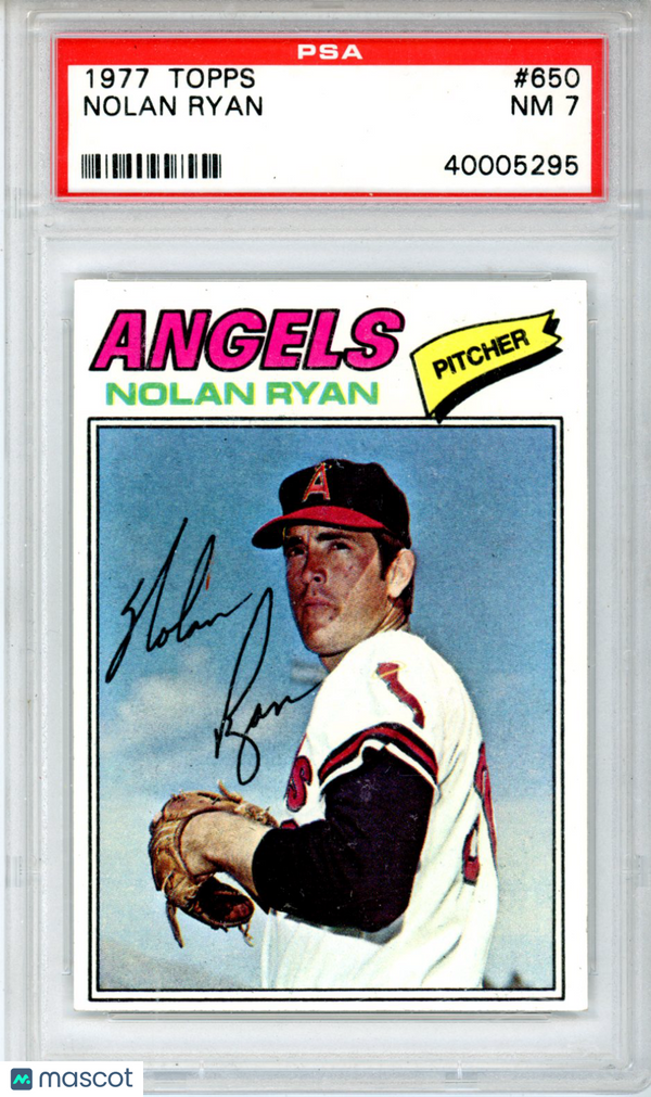 1977 Topps Nolan Ryan #650 PSA 7