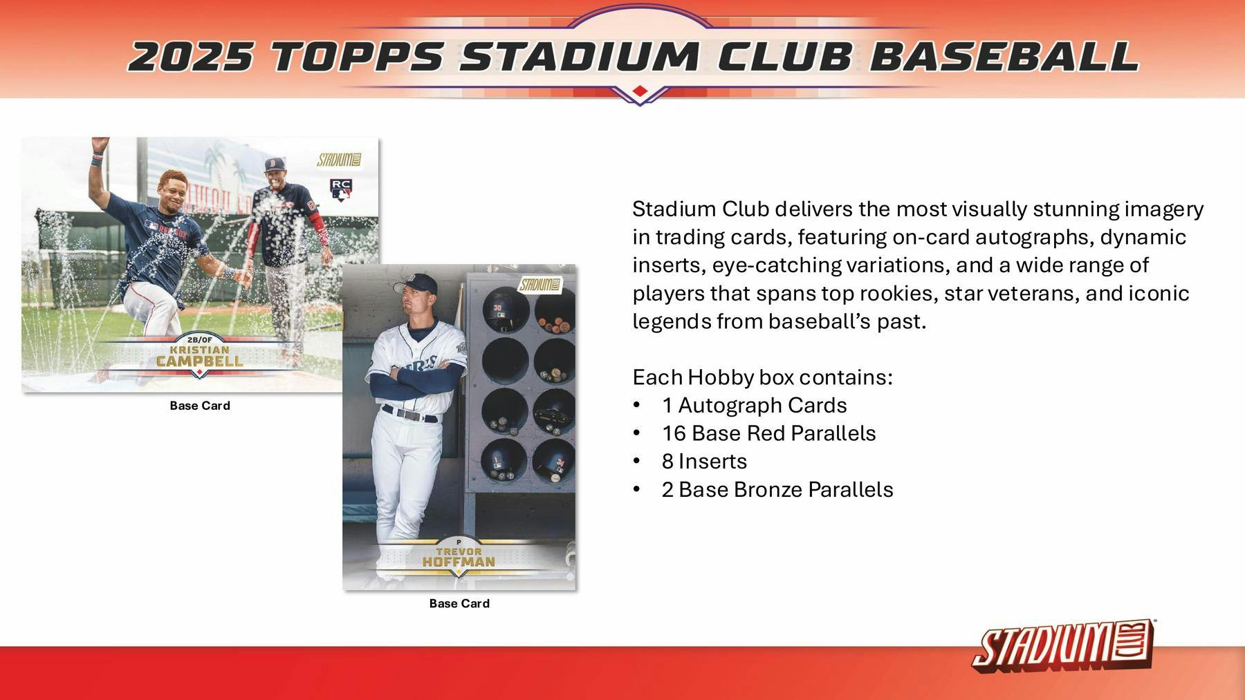 2025 Topps Stadium Club Baseball Hobby Box (1 Auto) - MLB Hobby Box