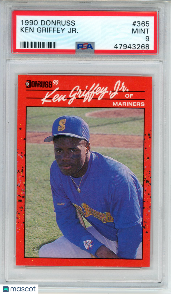 1990 Donruss Ken Griffey JR. #365 PSA 9 Baseball