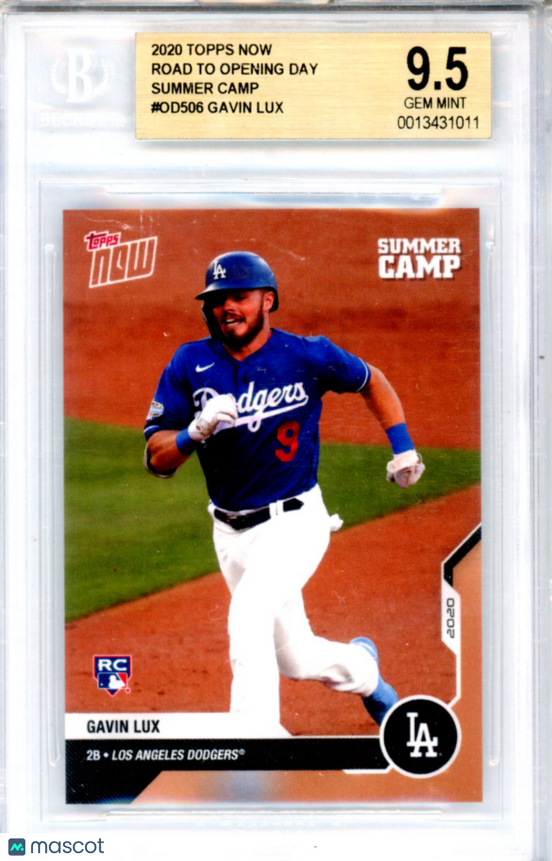 2020 Topps Now Road to Opening Day Summer Camp Gavin Lux