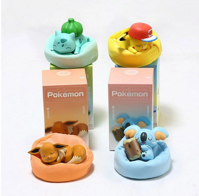 Eevee Sleeping Pokémon Figure (Collect All 6) - Pokemon