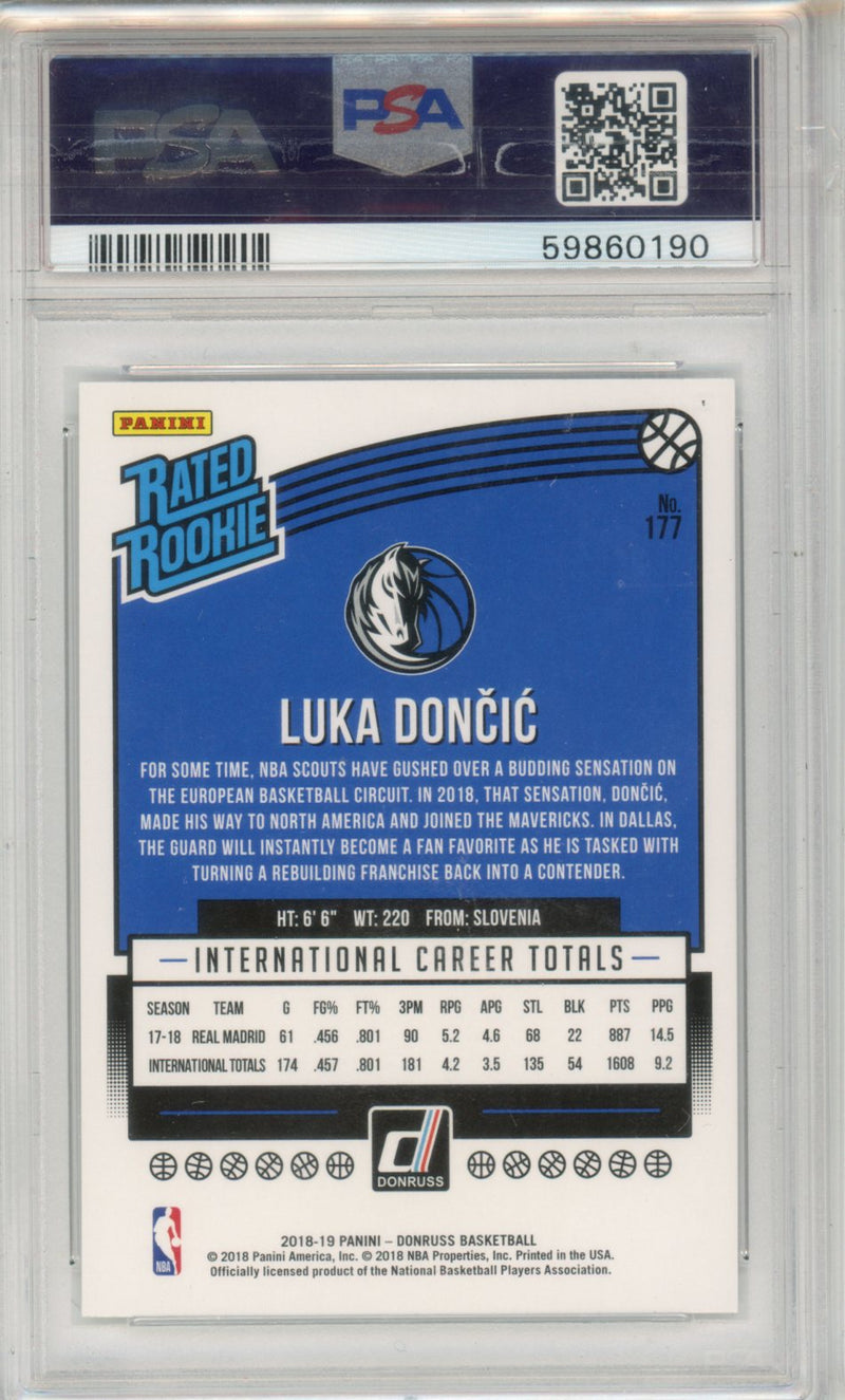 2018 Panini Donruss Luka Doncic