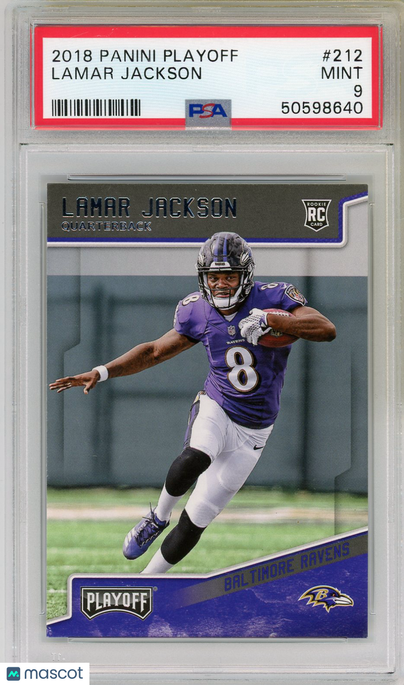 2018 Panini Playoff Lamar Jackson