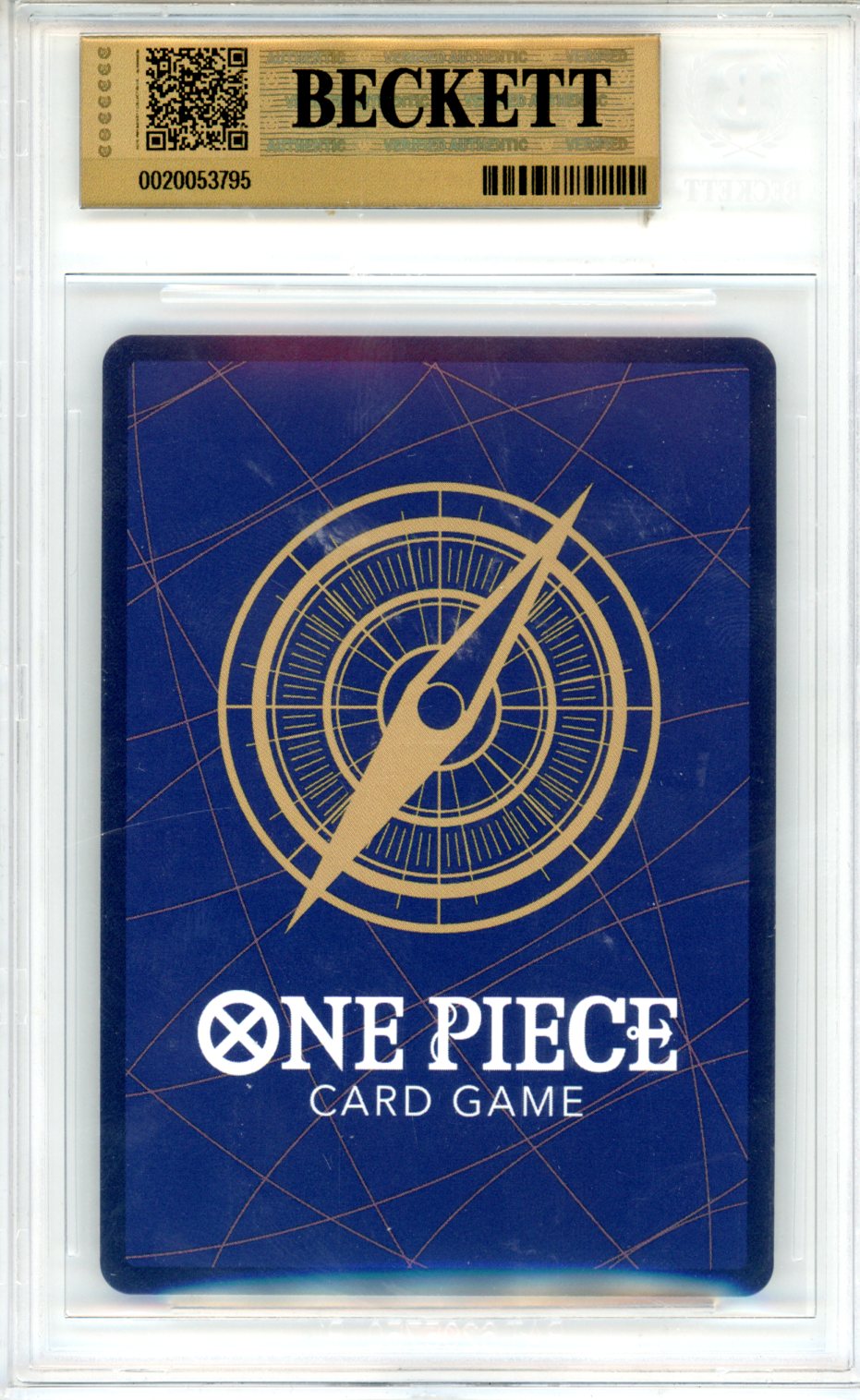 2025 One Piece Card Game Legacy of the Master Vinsmoke Sanji TR BGS 9.