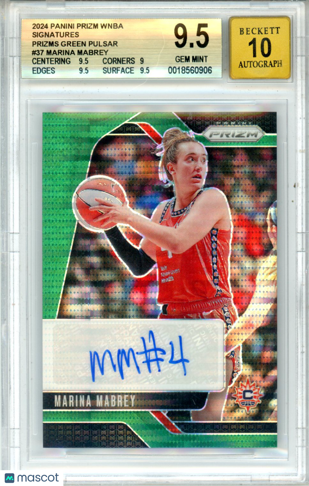 2024 Panini Prizm Marina Mabrey #37 BGS 9.5
