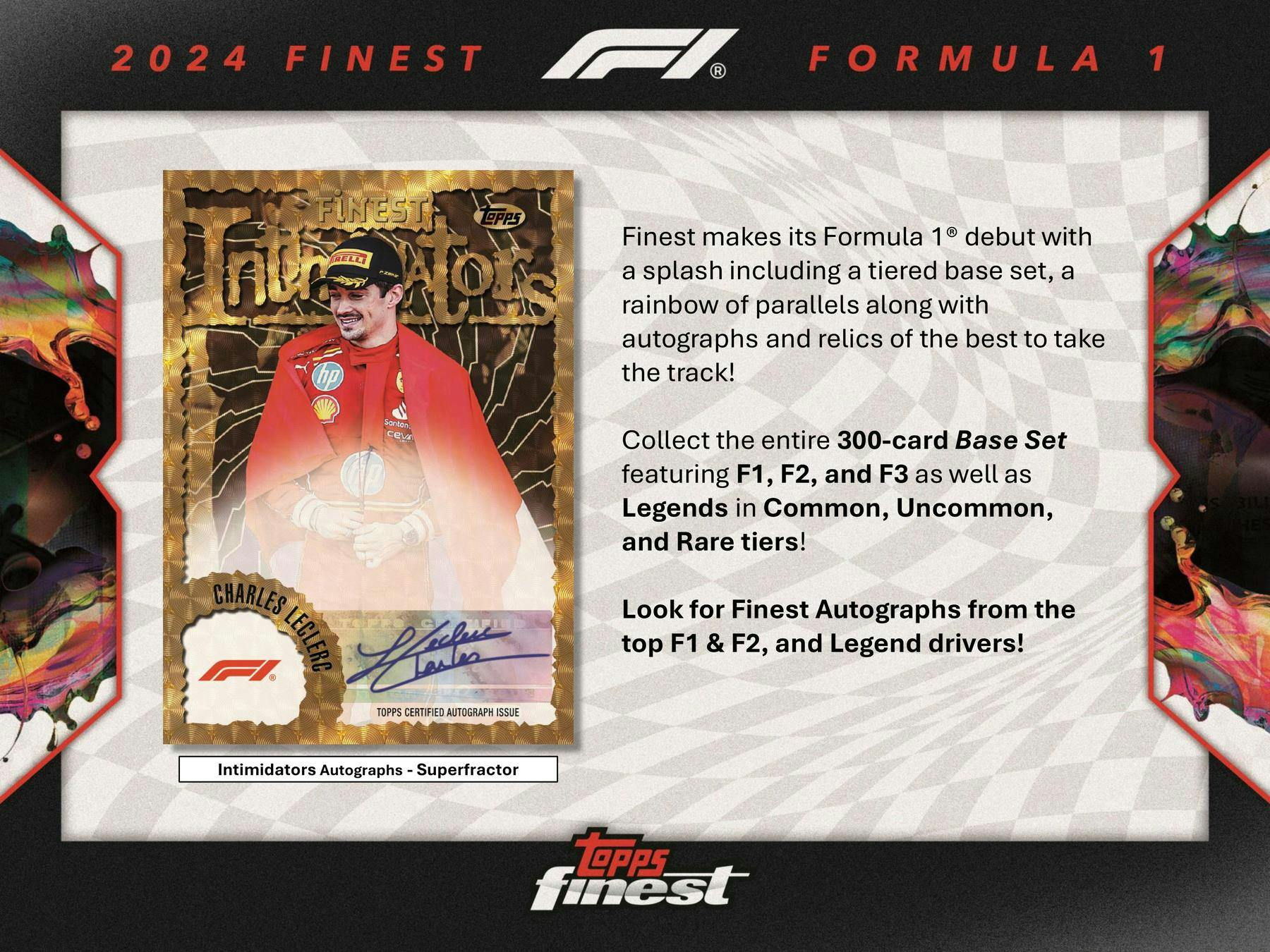 2024 Topps Finest F1 Formula 1 Hobby Box (April 10th)