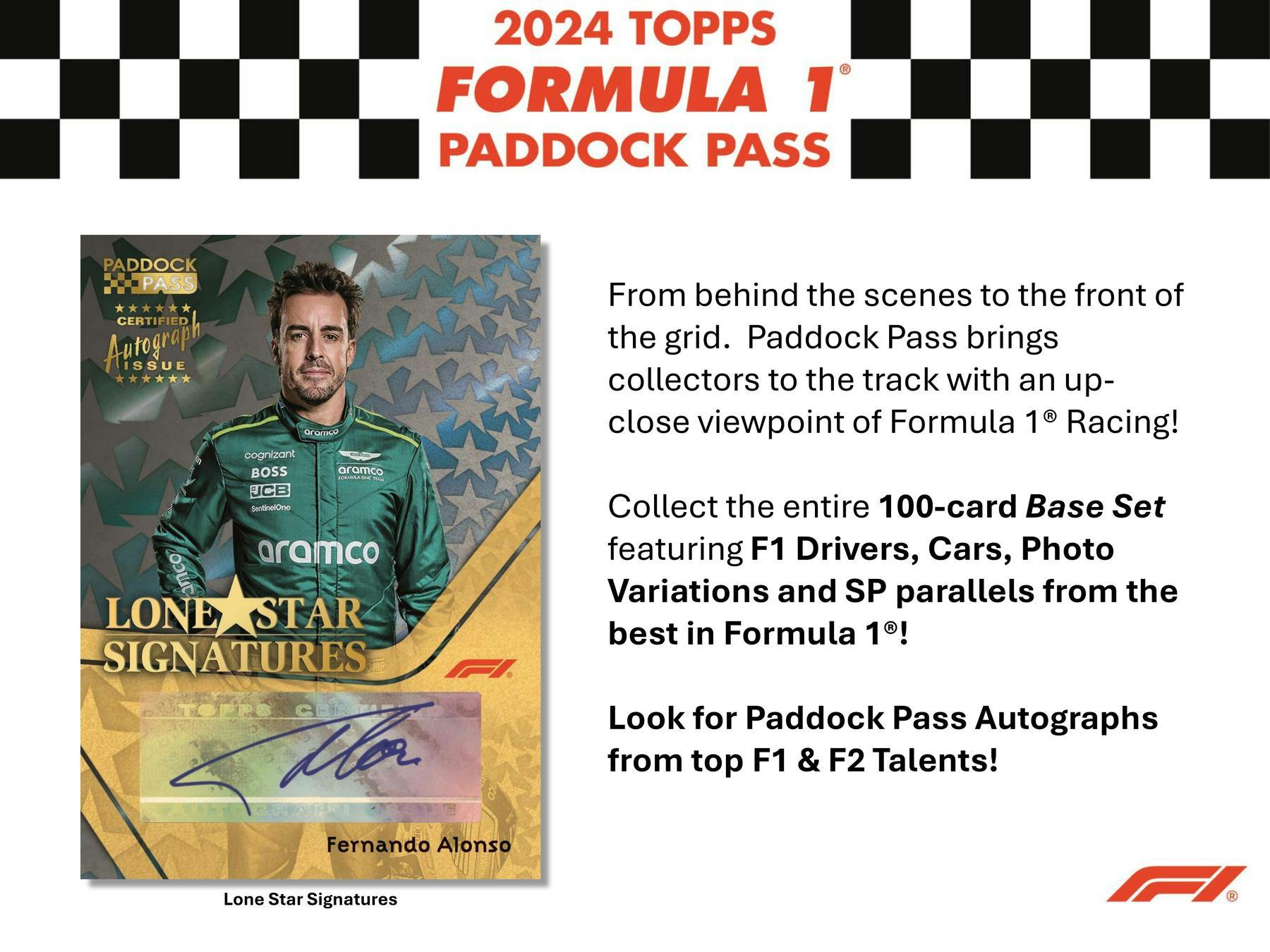 2024 Topps Paddock Pass F1 Formula 1 Racing Blaster Box (3 X-Fractors)