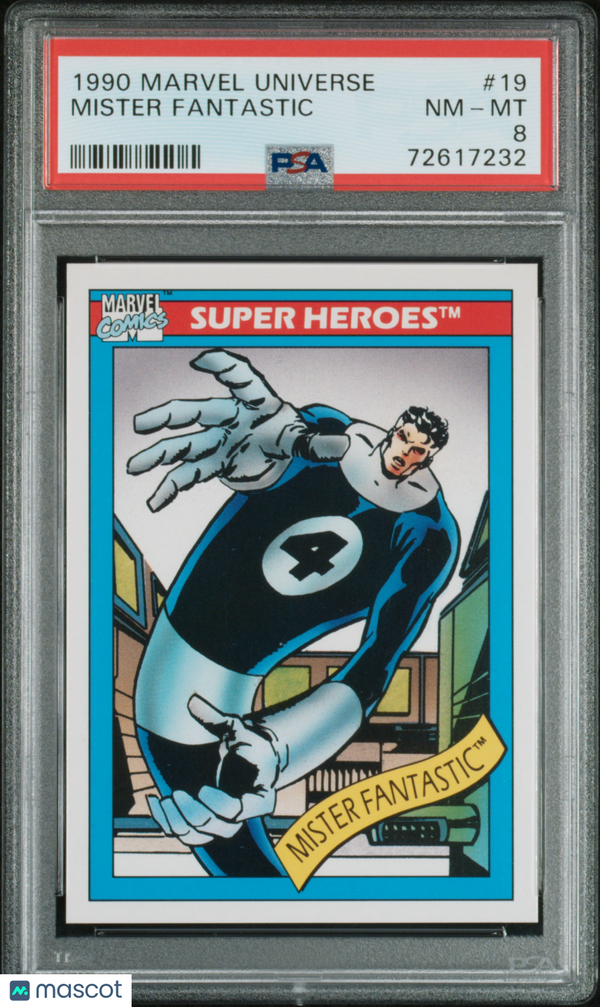 1990 Marvel Mister Fantastic #19 PSA 8