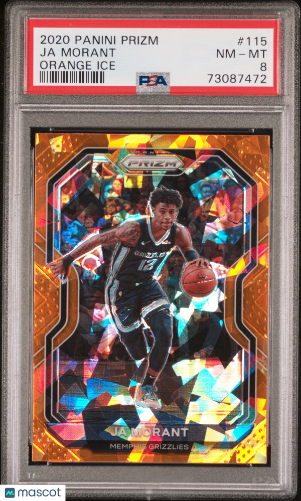 2020 Panini Prizm Ja Morant #115 PSA 8 Basketball