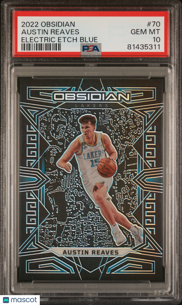 2022 Panini Obsidian Austin Reaves #70 PSA 10 Basketball